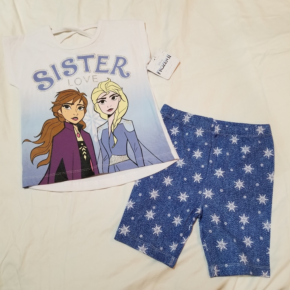Frozen shorts set sz5 Nwt